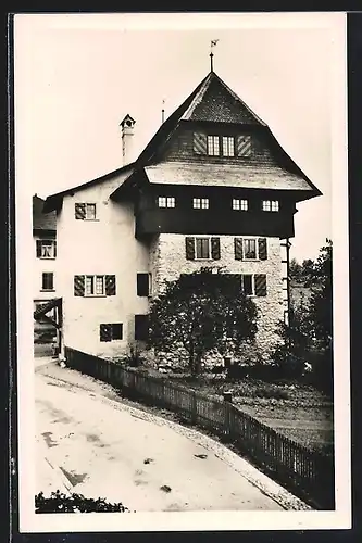 AK Beromünster, Blick zum Schloss Heimethus