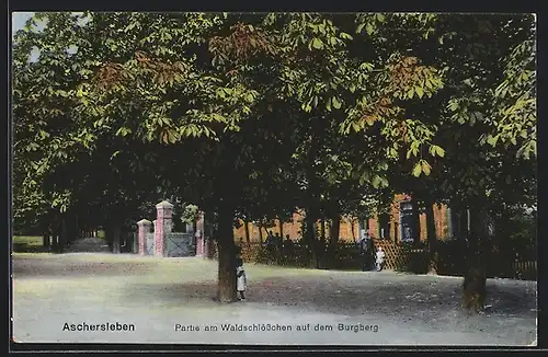 AK Aschersleben, Waldschlösschen auf dem Burgberg