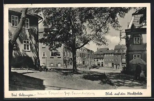 AK Bad Salzungen, Blick auf den Marktplatz