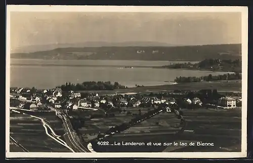 AK Le Landeron, vue sur le lac de Bienne