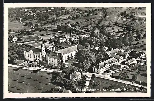 AK Münsterlingen, Kantonsspital, Fliegeraufnahme