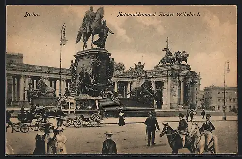 AK Berlin, Nationaldenkmal Kaiser Wilhelm I.