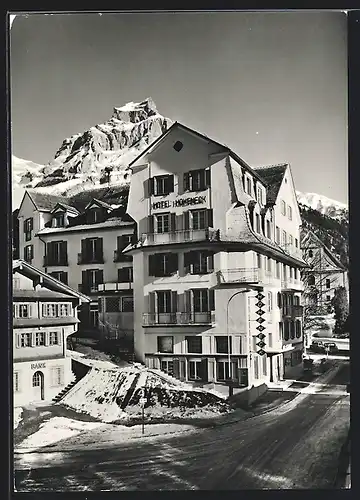 AK Engelberg, Hotel Restaurant Hoheneck mit Bar