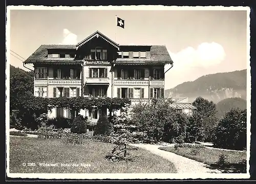 AK Wilderswil, Hotel des Alpes