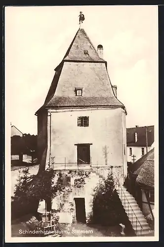 AK Simmern / Hunsrück, Schinderhannesturm