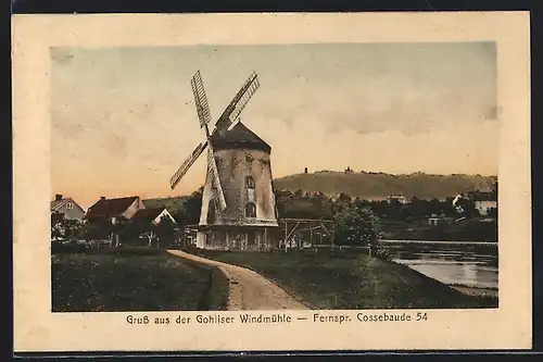 AK Gohlis, Ansicht der Gohliser Windmühle