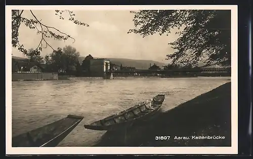 AK Aarau, Blick auf die Kettenbrücke