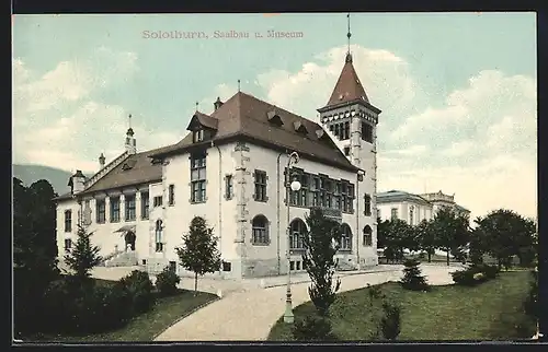 AK Solothurn, Saalbau und Museum