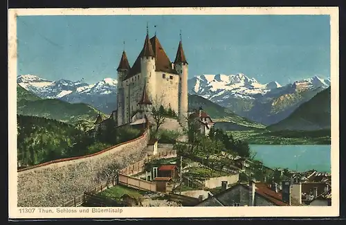 AK Thun, Schloss und Blüemlisalp