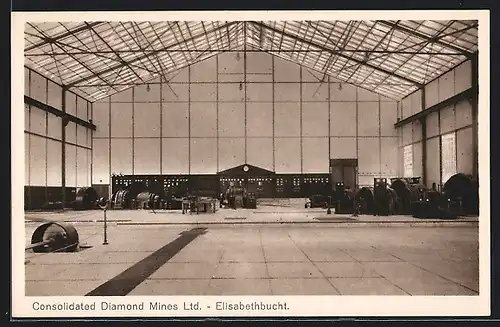 AK Elisabethbucht, Consolidated Diamond Mines Ltd., Diamantenmine, Turbinenhalle