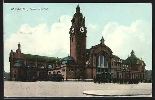 AK Wiesbaden, Hauptbahnhof