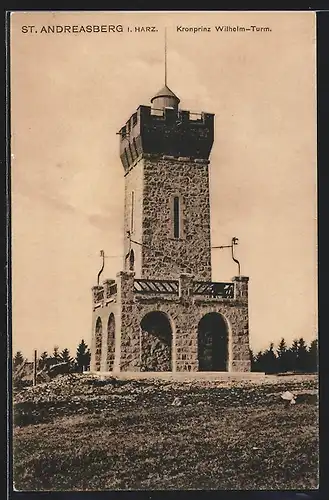 AK St. Andreasberg i. Harz, Kronprinz Wilhelm-Turm