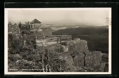 AK Heuscheuer, Plateau mit Belvedere