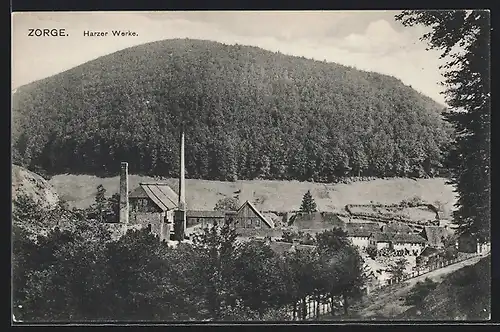 AK Zorge, Harzer Werke aus der Vogelschau