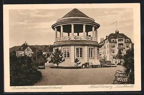 AK Timmendorfer Strand, Hotel Demory mit Musikhalle