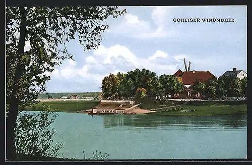 AK Gohlis / Dresden, Gohliser Windmühle