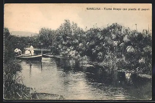 AK Siracusa, Fiume Anapo con piante di papiri