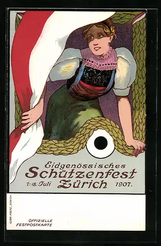 AK Zürich, Eidgenössisches Schützenfest 1907