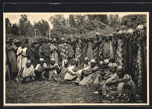 AK Burundi, Réunion de chefs en Urundi, Versammlung der Häuptlinge