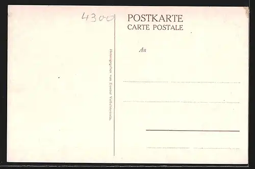 Künstler-AK Essen, Fried. Krupp AG, Gussstahlfabrik, Mechanische Werkstatt