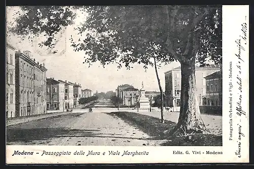 AK Modena, Passeggiata delle Mura e Viale Margherita