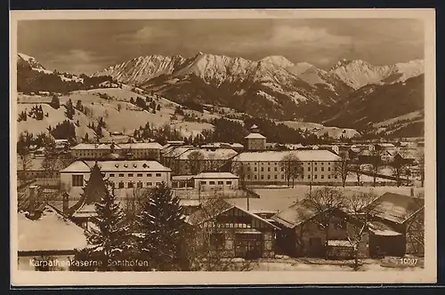 AK Sonthofen, Karpathenkaserne im Winter