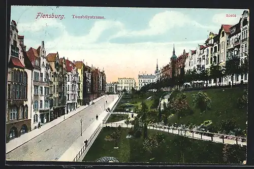 AK Flensburg, Partie an der Toosbüystrasse