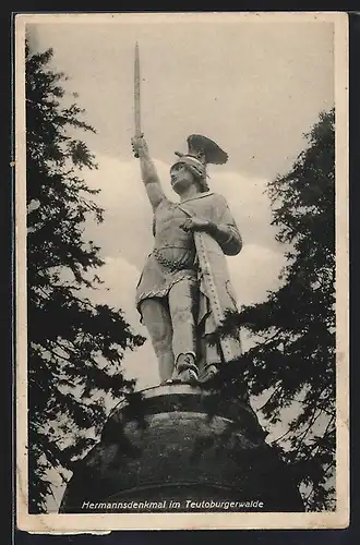 AK Teutoburgerwald, Blick auf das Hermannsdenkmal