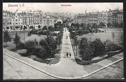 AK Meerane, Partie am Wettinerplatz