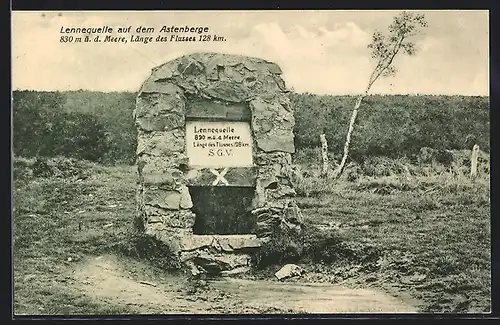 AK Altastenberg, Lennequelle auf dem Astenberg