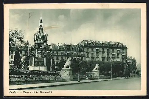 AK Genève, Monument de Brunswick