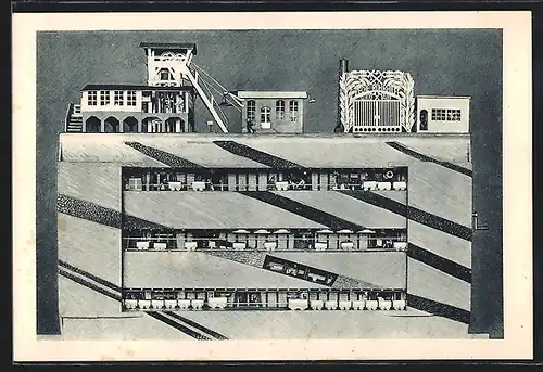 AK Mechanisches Bergwerk, Modellbau