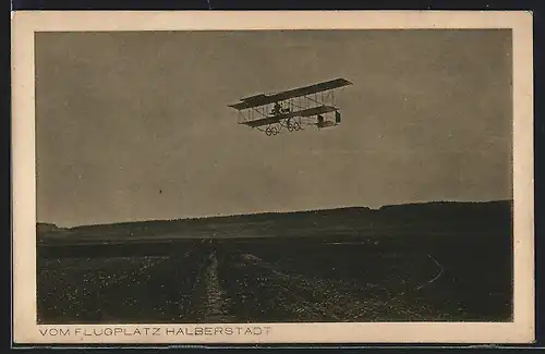 AK Halberstadt, Flughafen über dem Flugplatz