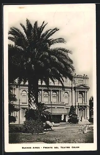 AK Buenos Aires, Frente del Teatro Colon