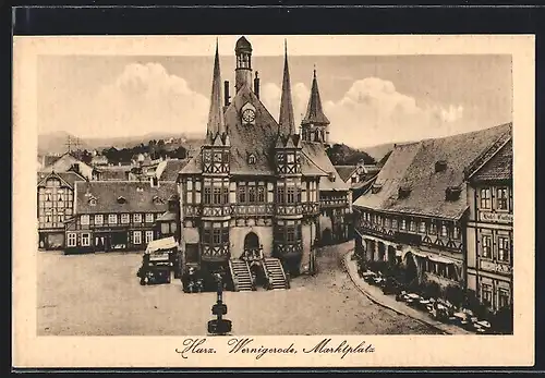 AK Wernigerode /Harz, Marktplatz