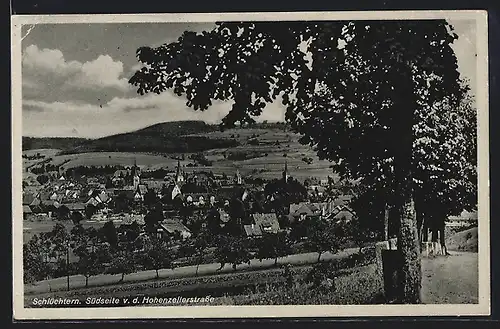 AK Schlüchtern, Ansicht Südseite von der Hohenzellerstrasse