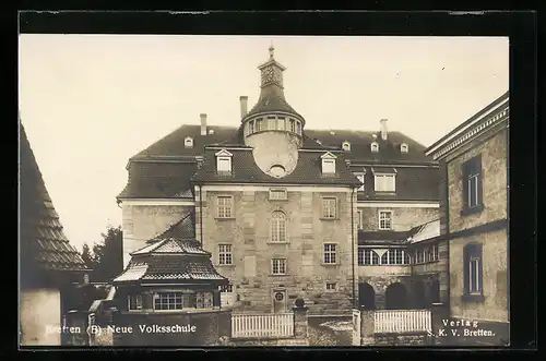 AK Bretten / Baden, Neue Volksschule