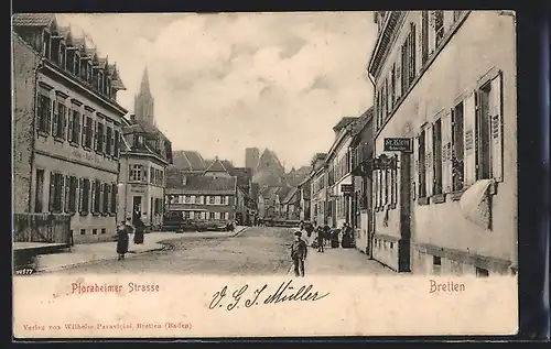 AK Bretten, Pforzheimer Strasse