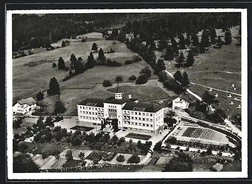 AK Schaan, Fliegeraufnahme des Instituts St. Elisabeth