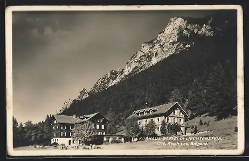 AK Gaflei, Kurhaus am Fuss der Bergkette