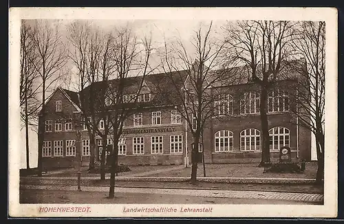 AK Hohenwestedt, Landwirtschaftliche Lehranstalt