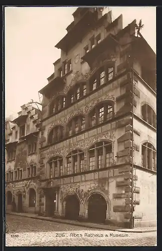 AK Zug, Altes Rathaus und Museum