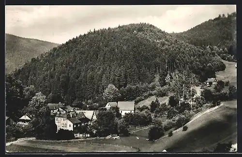 AK Bockschmiede bei Döschnitz, Ortspartie