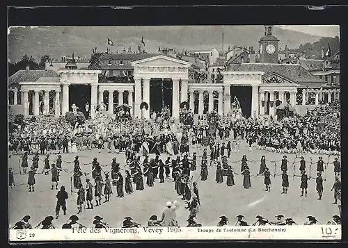 AK Vevey, Fete des Vignerons 1905