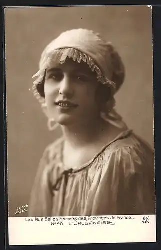 AK Les Plus Belles Femmes des Provinces de France, No. 40 L`Orléanaise