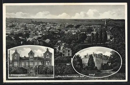 AK Bassenheim, Totalansicht, Schloss, Erholungsheim