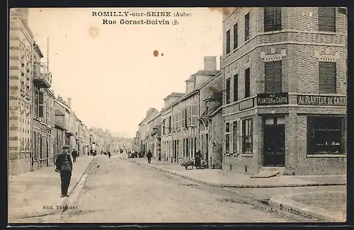 AK Romilly-sur-Seine, Rue Gornet-Boivin