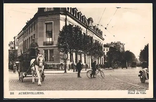 AK Aubervilliers, Hôtel de Ville