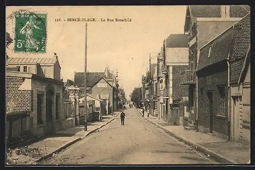 AK Berck-Plage, La Rue Rotschild