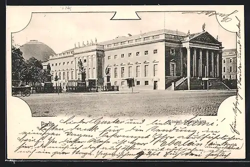 AK Berlin, Partie am Königlichen Opernhaus